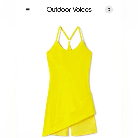 Outdoor Voices The Exercise Dress Mango S NWT - Picture 7 of 16